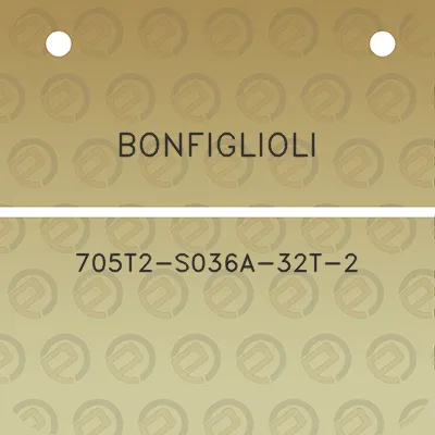 bonfiglioli-705t2-s036a-32t-2