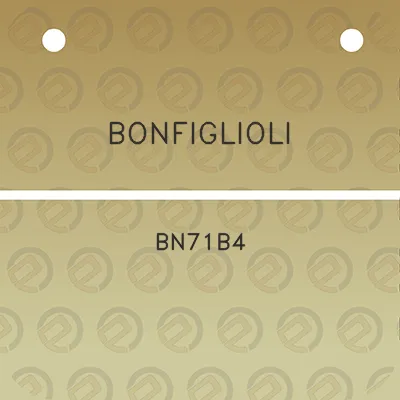 bonfiglioli-bn71b4