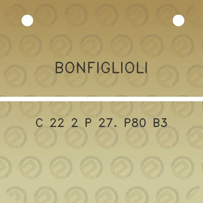 bonfiglioli-c-22-2-p-27-p80-b3