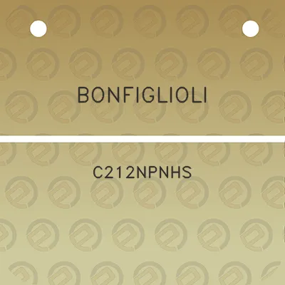 bonfiglioli-c212npnhs