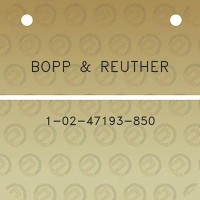 bopp-reuther-1-02-47193-850