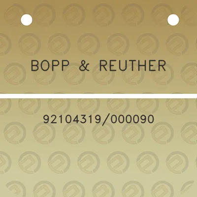 bopp-reuther-92104319000090