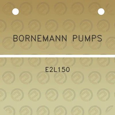 bornemann-pumps-e2l150