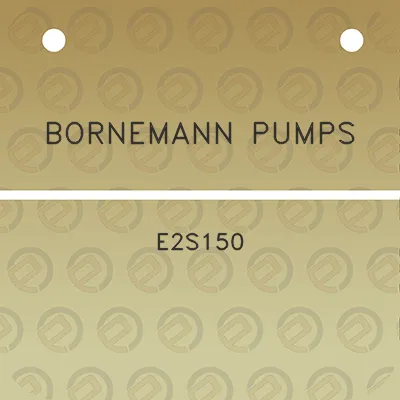 bornemann-pumps-e2s150