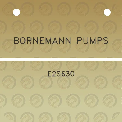 bornemann-pumps-e2s630