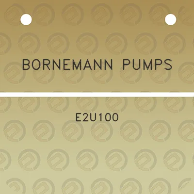 bornemann-pumps-e2u100