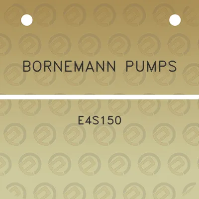 bornemann-pumps-e4s150