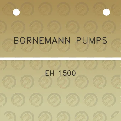 bornemann-pumps-eh-1500