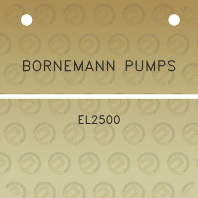 bornemann-pumps-el2500