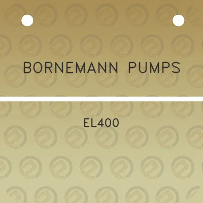 bornemann-pumps-el400