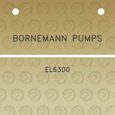 bornemann-pumps-el6300