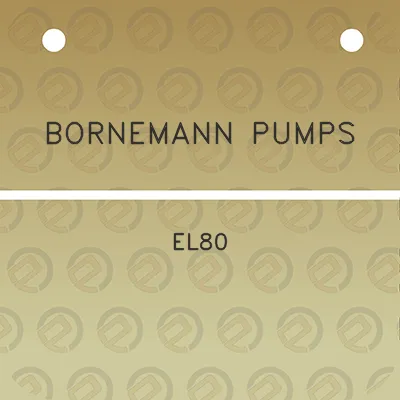 bornemann-pumps-el80