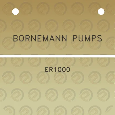 bornemann-pumps-er1000