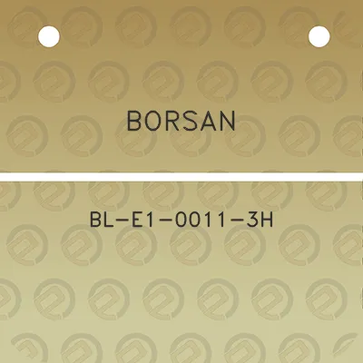 borsan-bl-e1-0011-3h