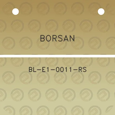 borsan-bl-e1-0011-rs