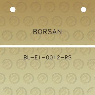 borsan-bl-e1-0012-rs