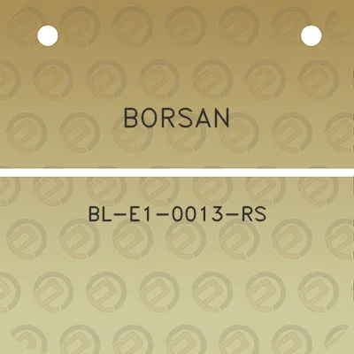 borsan-bl-e1-0013-rs