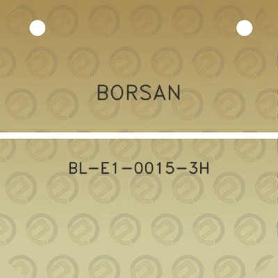 borsan-bl-e1-0015-3h