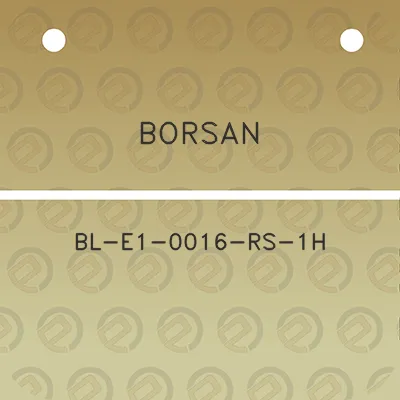 borsan-bl-e1-0016-rs-1h