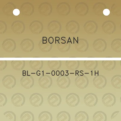 borsan-bl-g1-0003-rs-1h