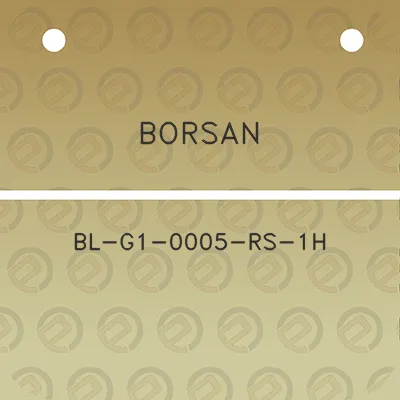 borsan-bl-g1-0005-rs-1h