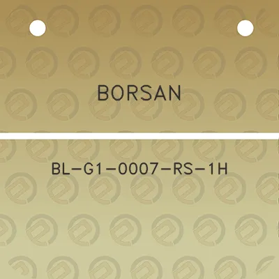 borsan-bl-g1-0007-rs-1h