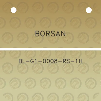 borsan-bl-g1-0008-rs-1h