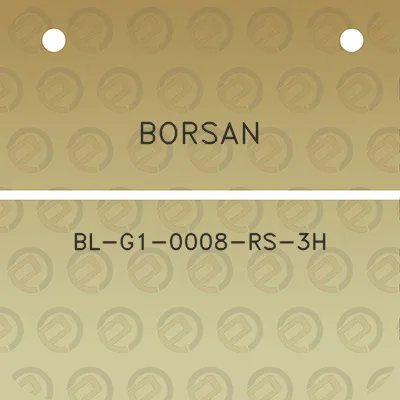 borsan-bl-g1-0008-rs-3h