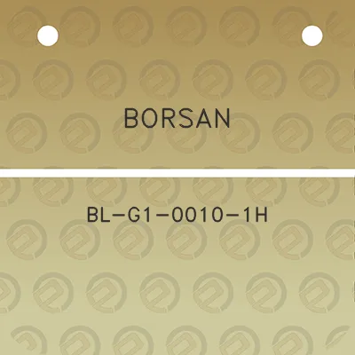 borsan-bl-g1-0010-1h