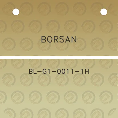 borsan-bl-g1-0011-1h