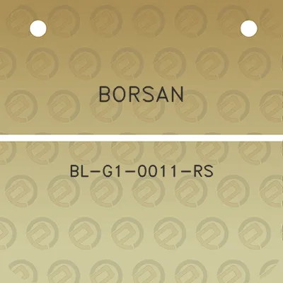 borsan-bl-g1-0011-rs