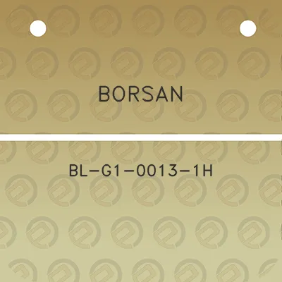 borsan-bl-g1-0013-1h