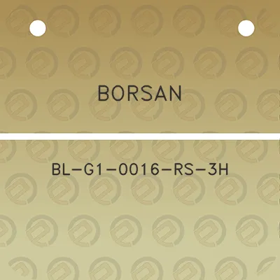 borsan-bl-g1-0016-rs-3h