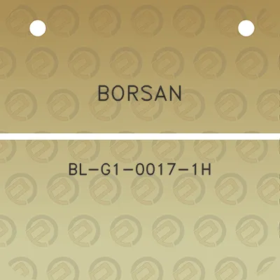 borsan-bl-g1-0017-1h