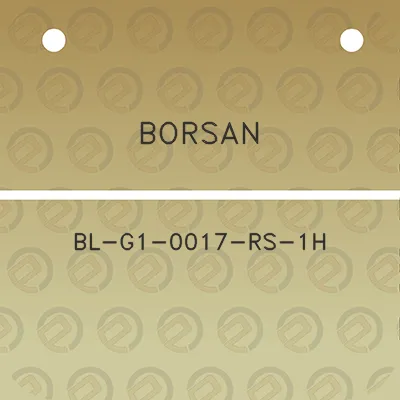 borsan-bl-g1-0017-rs-1h