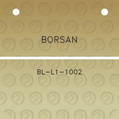 borsan-bl-l1-1002