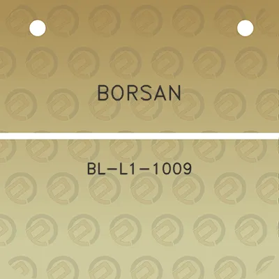 borsan-bl-l1-1009