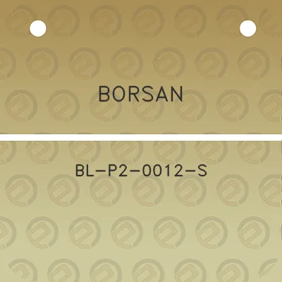 borsan-bl-p2-0012-s