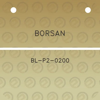 borsan-bl-p2-0200