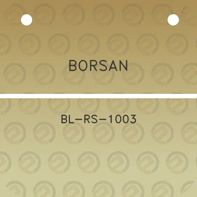 borsan-bl-rs-1003