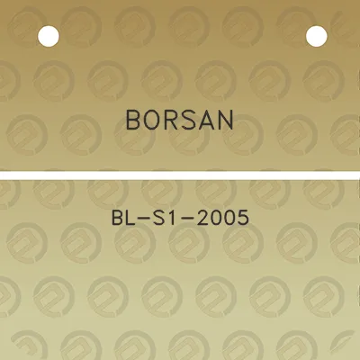 borsan-bl-s1-2005