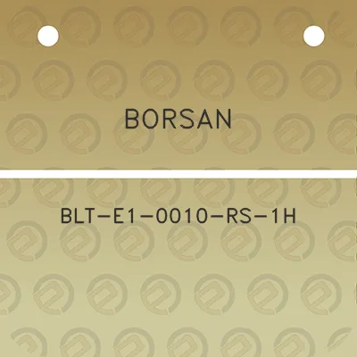 borsan-blt-e1-0010-rs-1h