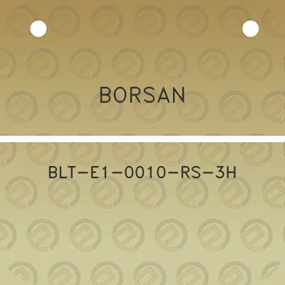 borsan-blt-e1-0010-rs-3h