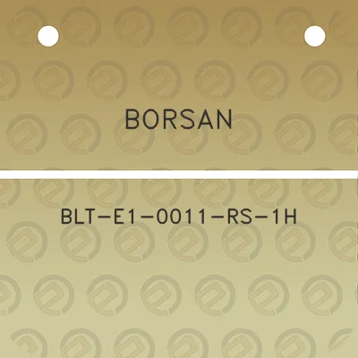 borsan-blt-e1-0011-rs-1h