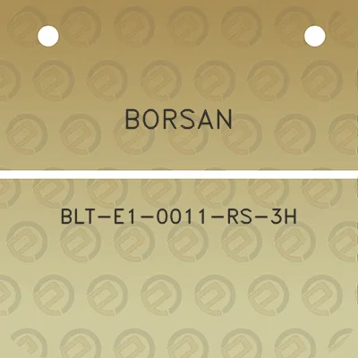 borsan-blt-e1-0011-rs-3h