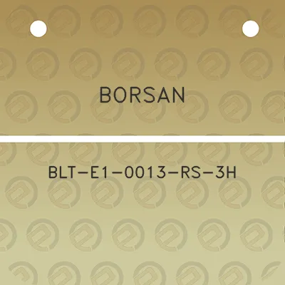 borsan-blt-e1-0013-rs-3h