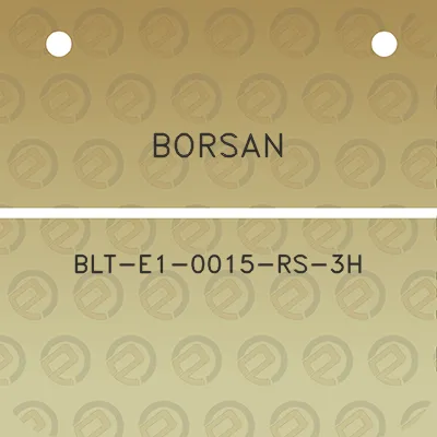 borsan-blt-e1-0015-rs-3h