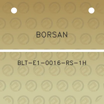 borsan-blt-e1-0016-rs-1h