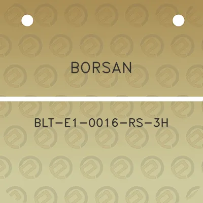 borsan-blt-e1-0016-rs-3h