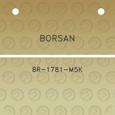 borsan-br-1781-m5k